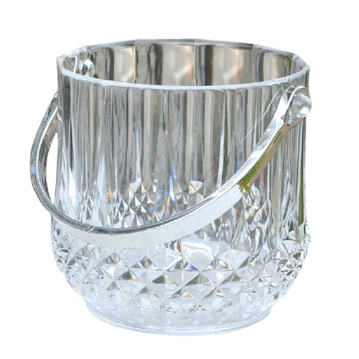 Acrylic ice bucket transparent plastic ice bucket champagne bucket PMMA ice cooler