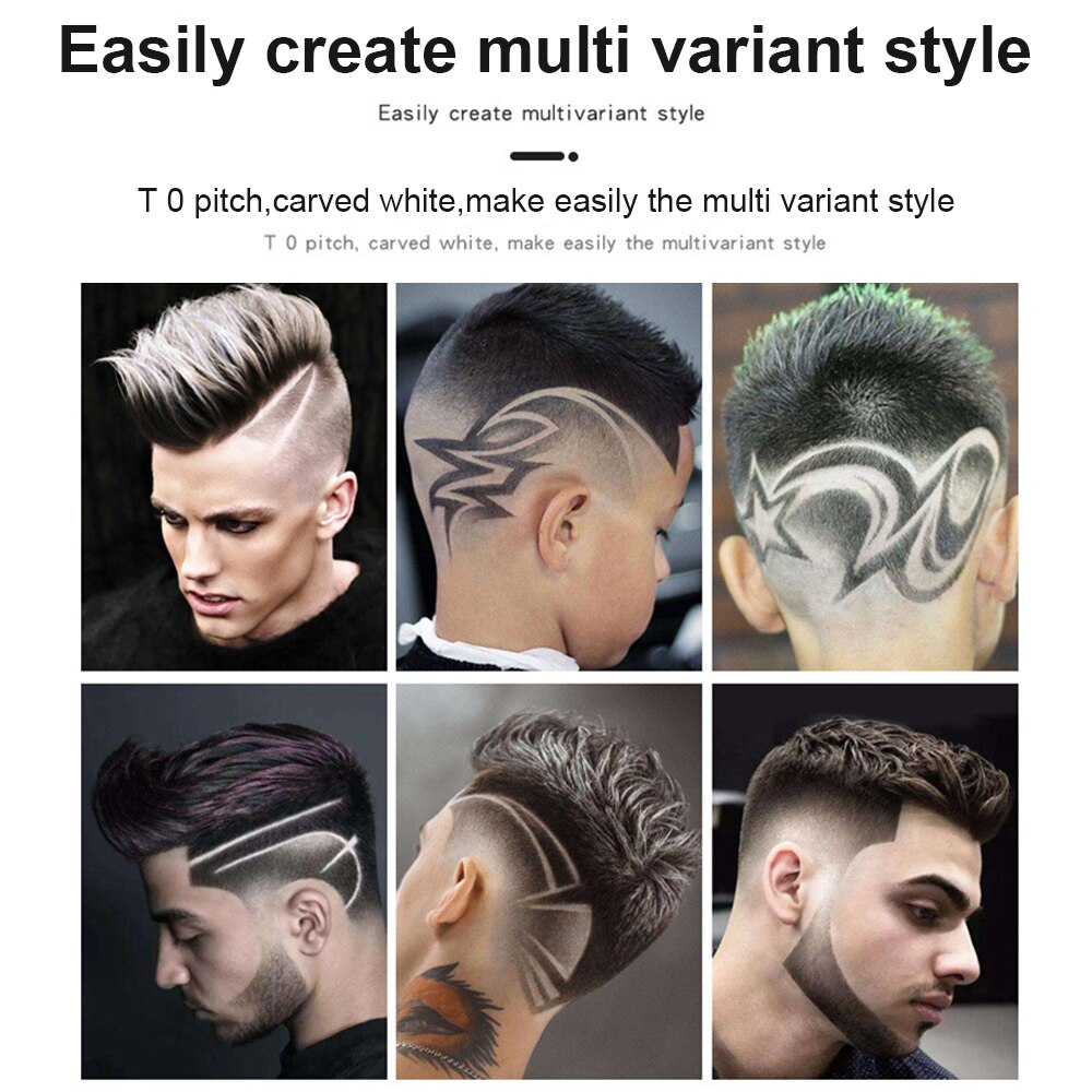 T9 Electric Hair Clipper Rechargeable Shaver Beard Trimmer 0mm Men Hair Cutting Machine Barber Hair Cutter Razor Mower for Man
