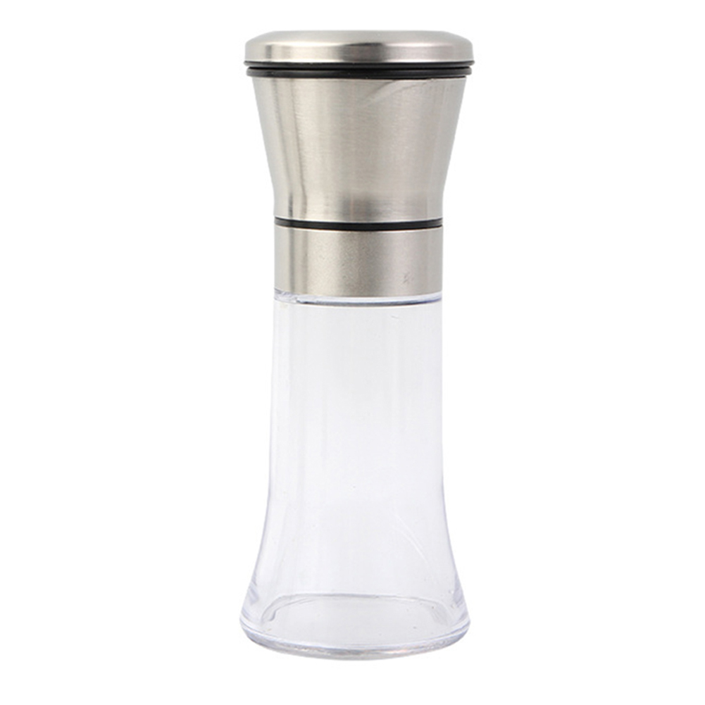 Handleiding Zout Peper Grinder 304 Draagbare Molen Fles Peper Standbeeld Fancy Keuken Grind Koffiemolen Verstelbare Grofheid Zout: S