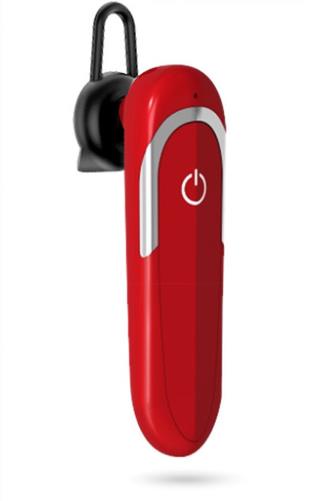 Sport Draadloze Bluetooth Headset 5.0 Oortelefoon Eenzijdige Grote Capaciteit Business Auto Stereo Headset: China Red