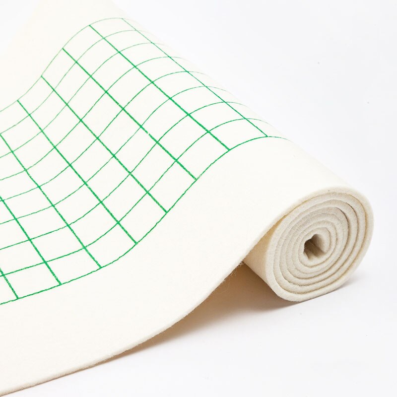 138*40Cm, chinese Kalligrafie Vilt Pad Check Schilderen Mat Inkt Absorber Kalligrafie Absorberende Mat Noodzakelijk Chinese Schrijven Gereedschap