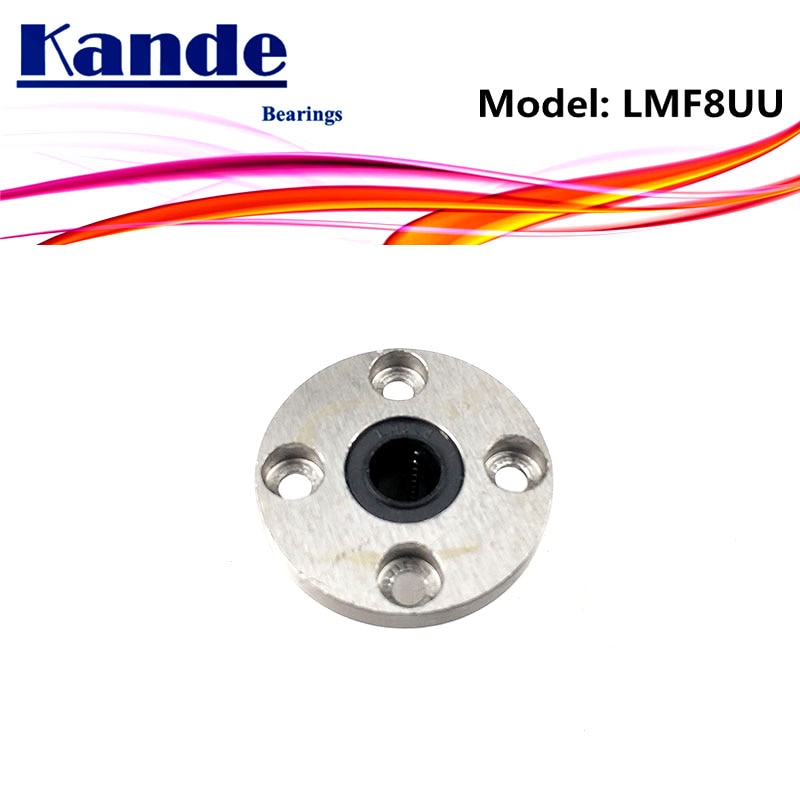 LMF8 Uu 1 Stks/partij LMF8UU Ronde Flens Lineaire Kogellager 8 Mm LMF8 Voor 3D Printer SMF8UU Kande Lagers