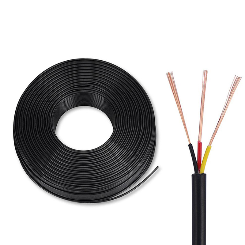 Conector de Cable de cobre de 3 núcleos, Cable de señal de extensión de potencia de 3 pines, Conductor eléctrico para tira de luz Led DIY, 24AWG, 28AWG