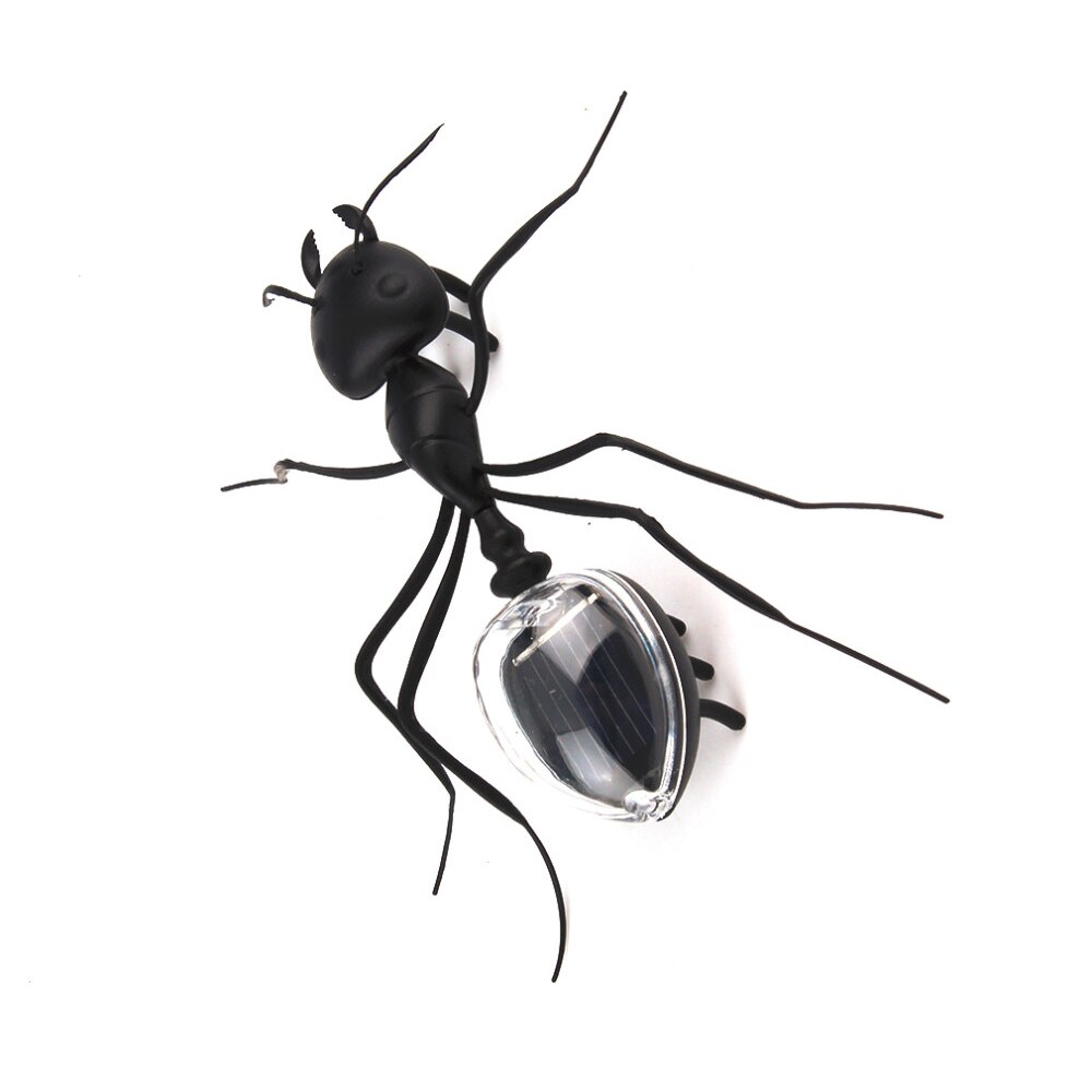 Black ABS Electronic Components Ant Insect Kids Educational Toy Magic Solar Powered Toy Approx 8.3*9*2.5 cm