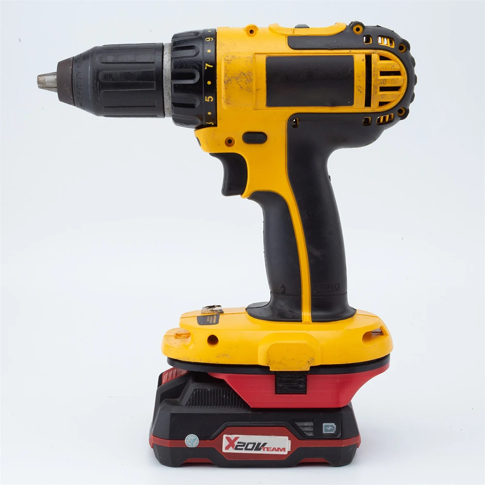 Adapter für Lidl Parkside X20V Lithium-Batterie-Konverter für DeWalt Ni-Cd Ni-Mh Akku-Werkzeugzubehör (KEINE Batterie)