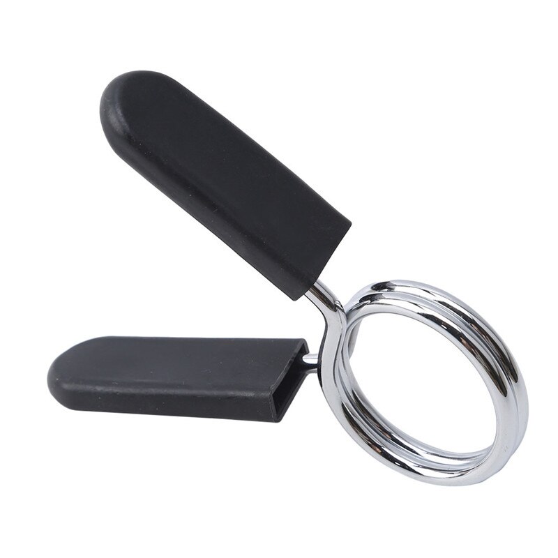 1 Set 25/28/30 Mm Barbell Clamp Spring Collar Clips Gym Weight Dumbbell Lock Standard Lifting Kit Barbell Lock: 25mm
