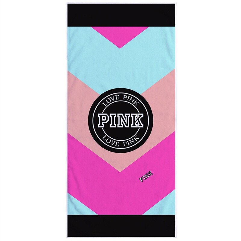 150X75Cm Roze Liefde Luipaard Print Strand Handdoek Super Absorberende Zachte Microfijne Reizen Sport Microfiber Zwemmen Bad handdoeken: 001