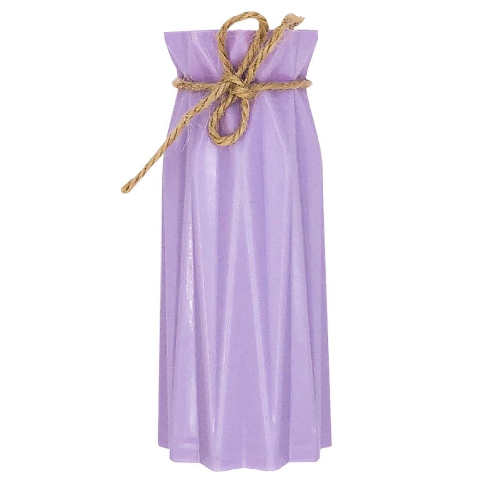 1pc plastique verre Vase blanc Imitation céramique Pot de fleur fleur panier fleur Vase décoration maison nordique décor