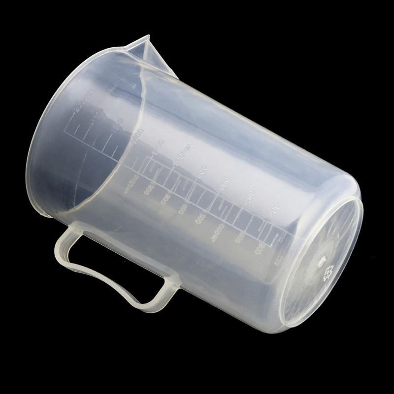 20ml/30ml/50ml/300ml/500ml/1000ml Clear Plastic Graduated Measuring Cup for Baking Beaker Liquid Measure Jug Cup Container