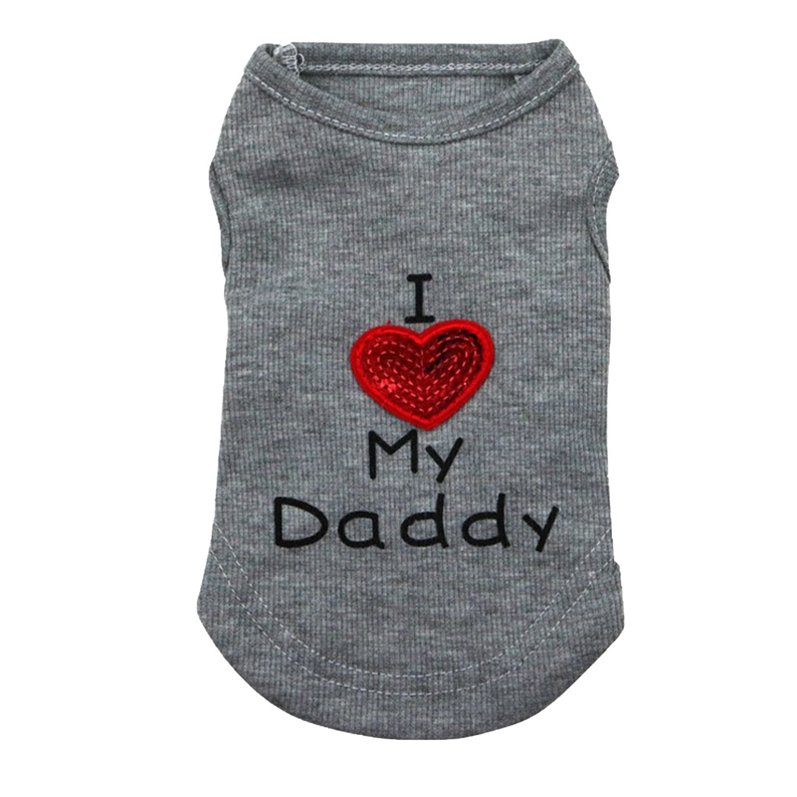 Cheap Dog Clothes Cute Dog Vest Shirt Pet Clothing For Dogs Costume Puppy Pet Clothes For Small Dogs Outfits Ropa Perro #YJ: Gray S