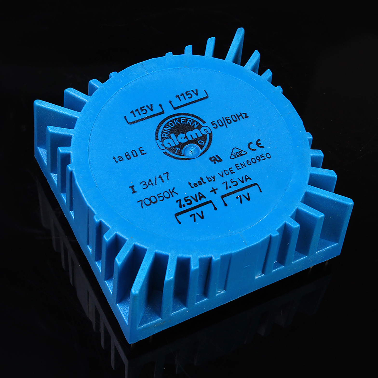 Talema 15W Double 7V 9V 12V 15V 18V 22V imported ring transformer fever ring cattle 15VA amplifier transformer transformer