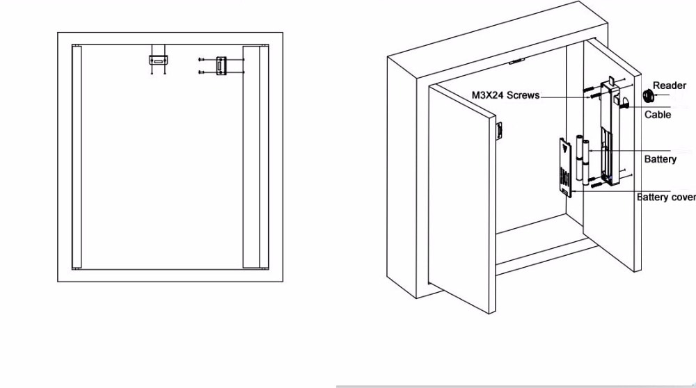 RFID Cabinet Lock/Double Door Lock