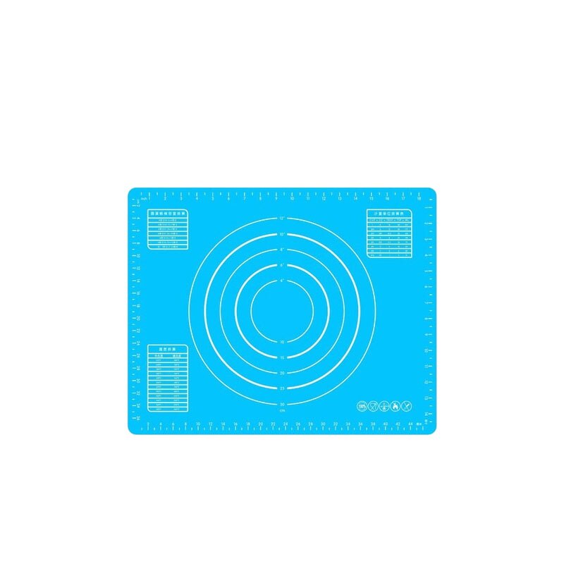 nie-Stick mata silikonowa walcowanie ciasto stolnica z podziałką walcowanie ciasto ciasto robić pizzy naczynie robić pieczenia ciast wklej mąka obrus na stół narzędzia kuchenne