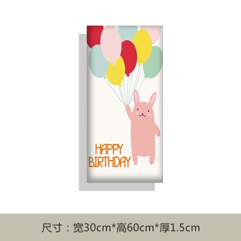 dessin animé enfants Anticollision sac souple autocollant mural auto-adhésif Tatami mur bébé décoration 3D toile de fond mur: Kitten Balloon Width 30   Height 60   Thickness 1 5