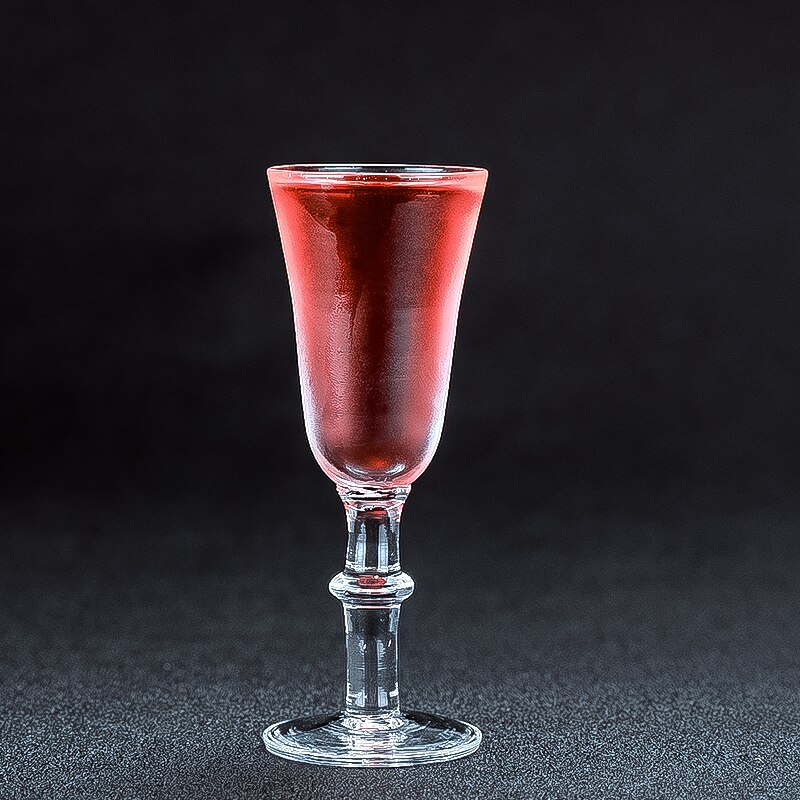 Varrelliset likööri-/snapsilasit shottilasi rainbow cocktaillasi 30ml -  pakkaus  of 4