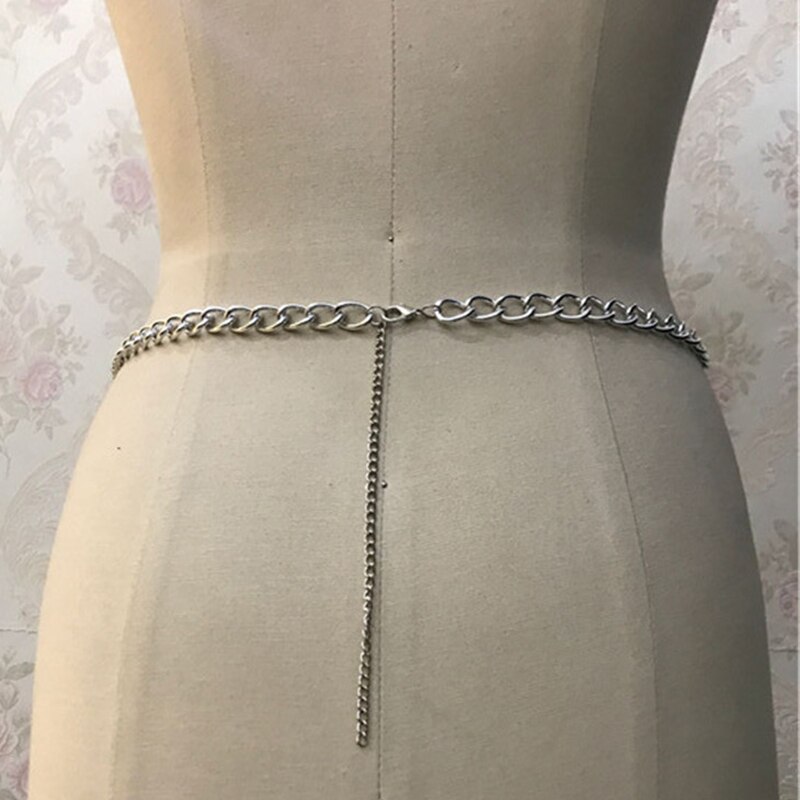 Briefe Kette Gürtel Für Frauen Kleid Taille Silber Gold Gürtel Weibliche bund Damen Kleid Metall gürtel Halskette Riem