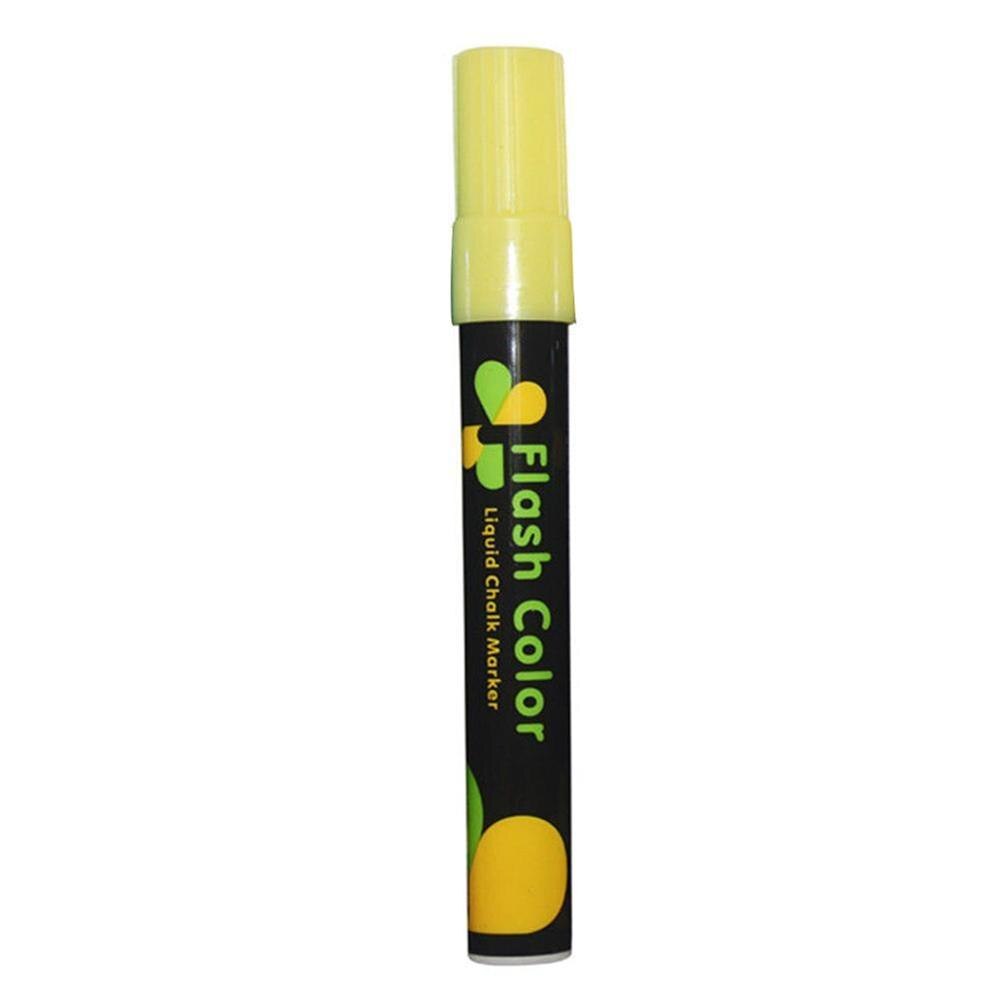 1PC Flash Color Erasable Highlighter For Fluorescent Plate Pens Liquid Chalk Marker Stationery: A