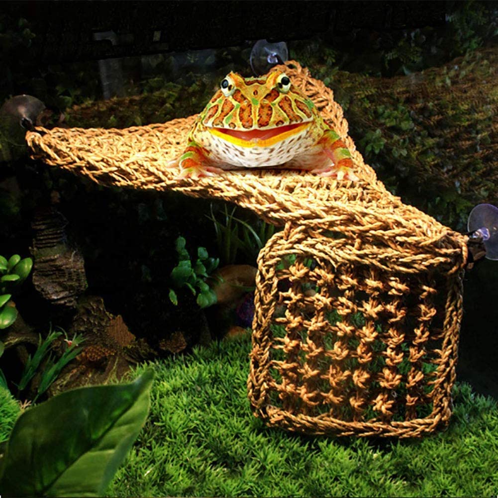 Hamak dla gadów Terrarium Dekoracja dla jaszczurki Leżak Małe kraby pustelników Gekony Łóżko Ptaki Maty dla gadów Artykuły dla zwierząt domowych