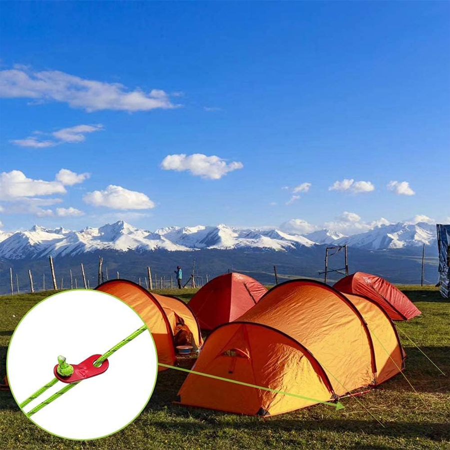 Cuerdas de Guylines para acampada, lona para tienda de campaña, escalada, senderismo, mochilero, líneas de Guy al aire libre, cuerdas para tienda, cuerda ligera para acampar