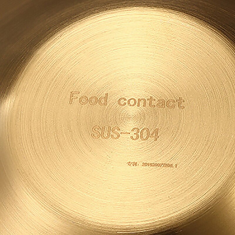 Korean style stainless steel ramen bowl 304 stainless steel single layer cold noodle bowl super large bowl popular