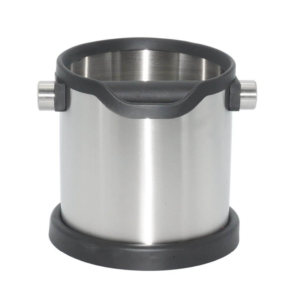 1800 ml Edelstahl Kaffee klopfen Kasten Espresso Mahlen Behälter Abfall Behälter Kaffee Werkzeuge für Barista + Nicht-Unterhose Basis