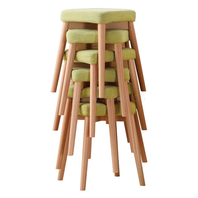 nordisch holz hocker kreative hohe machen-hoch hocker wohnzimmer hause kleinen quadratischen hocker esstisch hocker hause Restaurant Bank