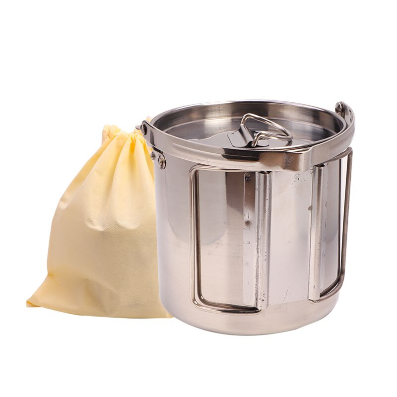 1.2L outdoor rvs waterkokers Bergbeklimmen camping draagbare kook water opknoping pot hete soep koffie servies