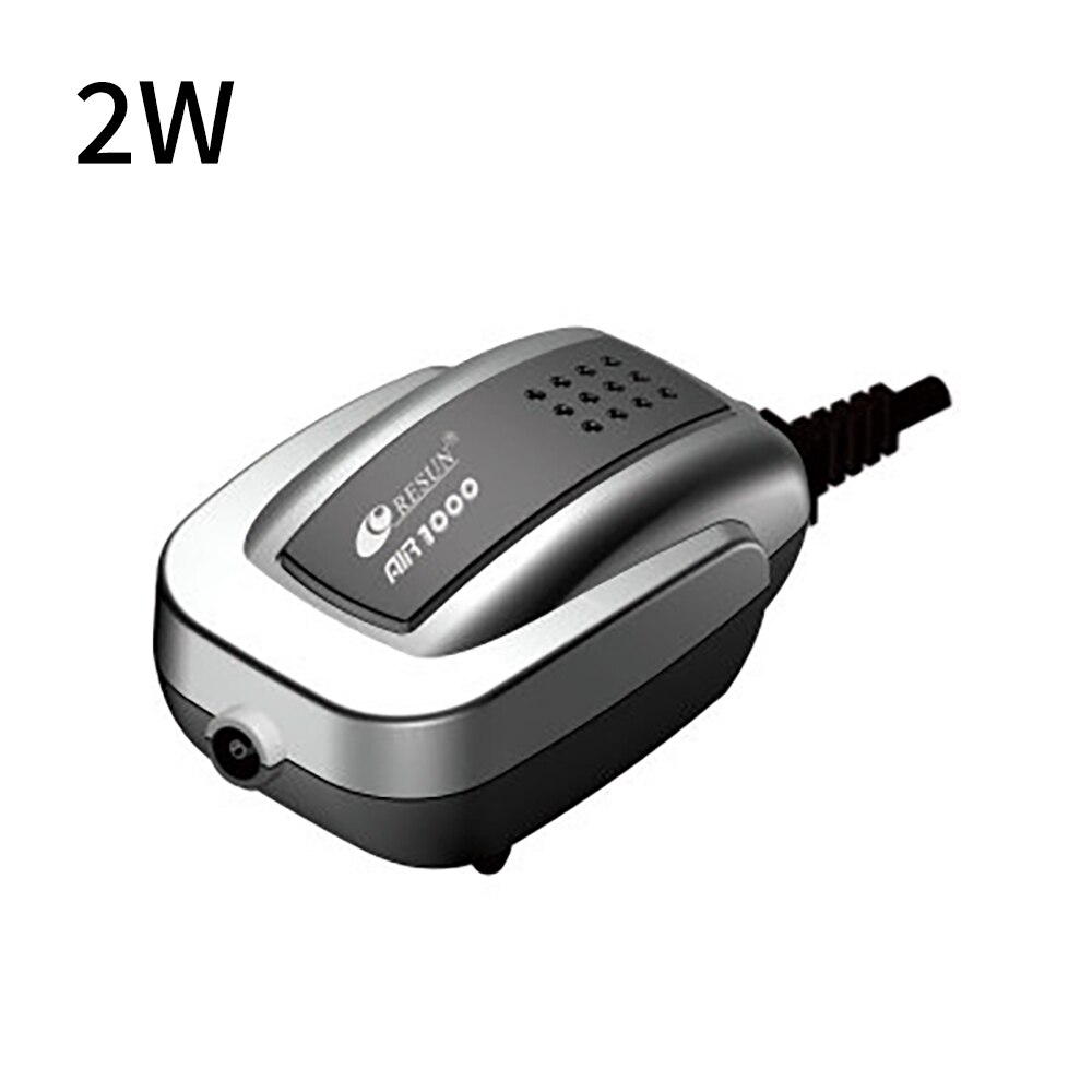 Leistungsstarke Ruhig Aquarium Sauerstoff Luftpumpe Kompressor Aquarium Teich Belüfter Aquarium Air Flow Maker Pumpe Aquarium Zubehör 220V: 2W / US Plug