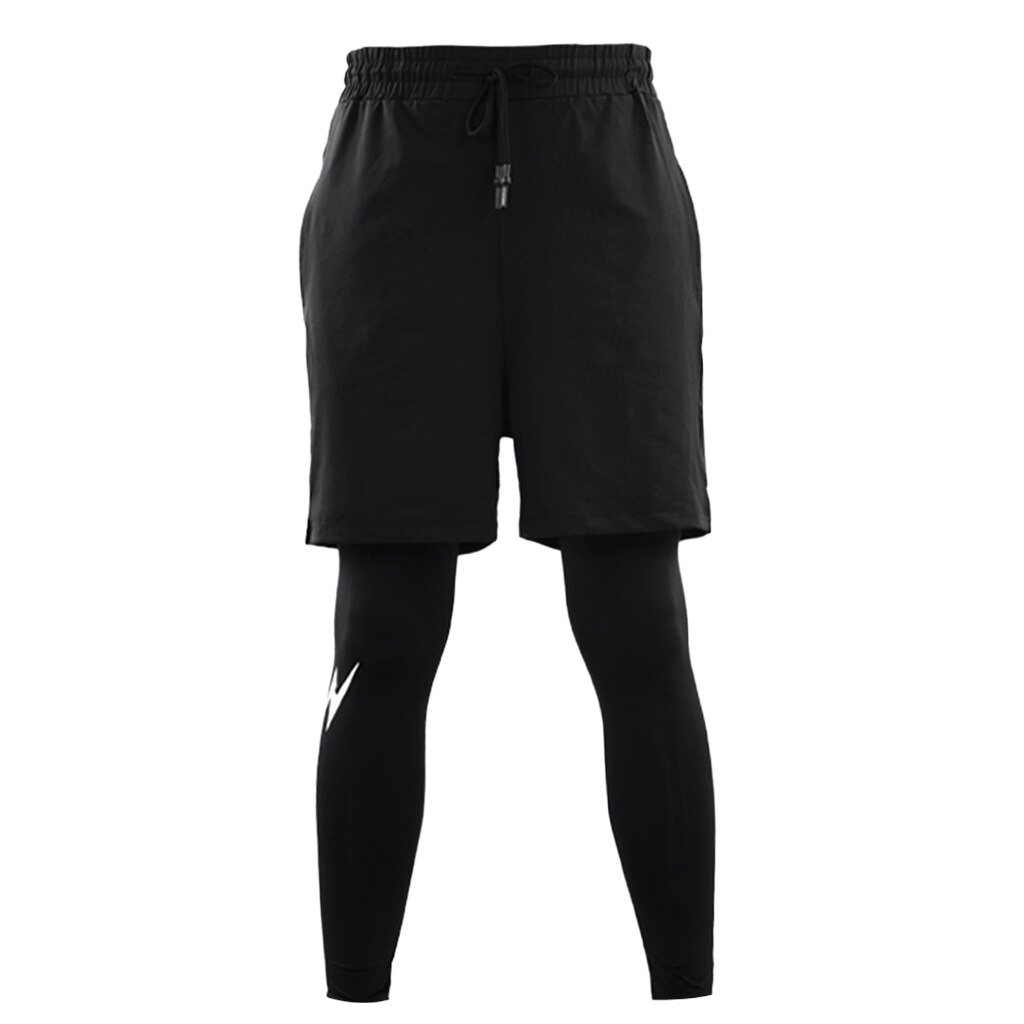 Men Sports Leggings Fitness Pants Quick Dry Running Compression Sports Pants for Rock Climbing Running Water Sports Cycling