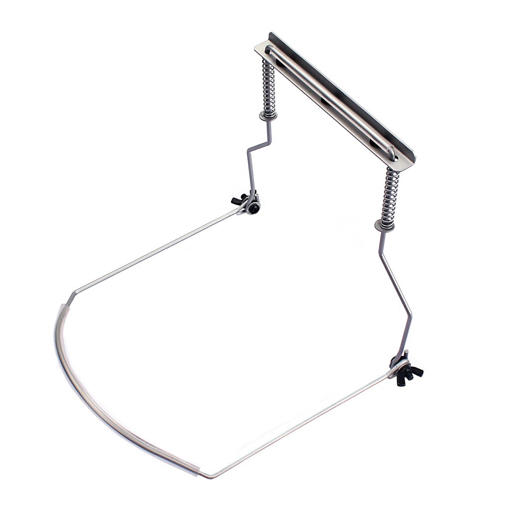Practical Harmonica Neck Holder Support for 10 Holes Harmonicas Accessory, Chrome