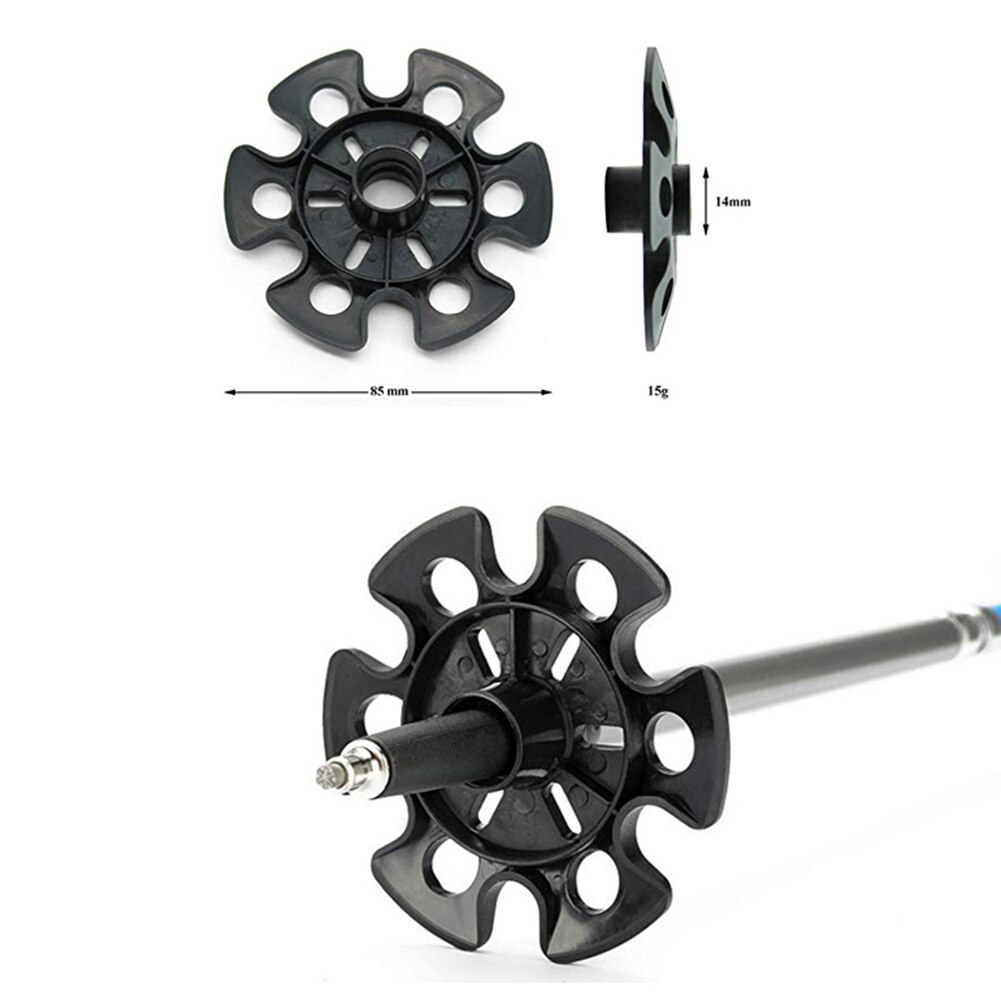 Accesorios de 4 Uds. Para exteriores, bastones para escalada, Trekking, nieve, escamas, barro, esquí, bastones para caminar, cestas, gorro de protección para senderismo