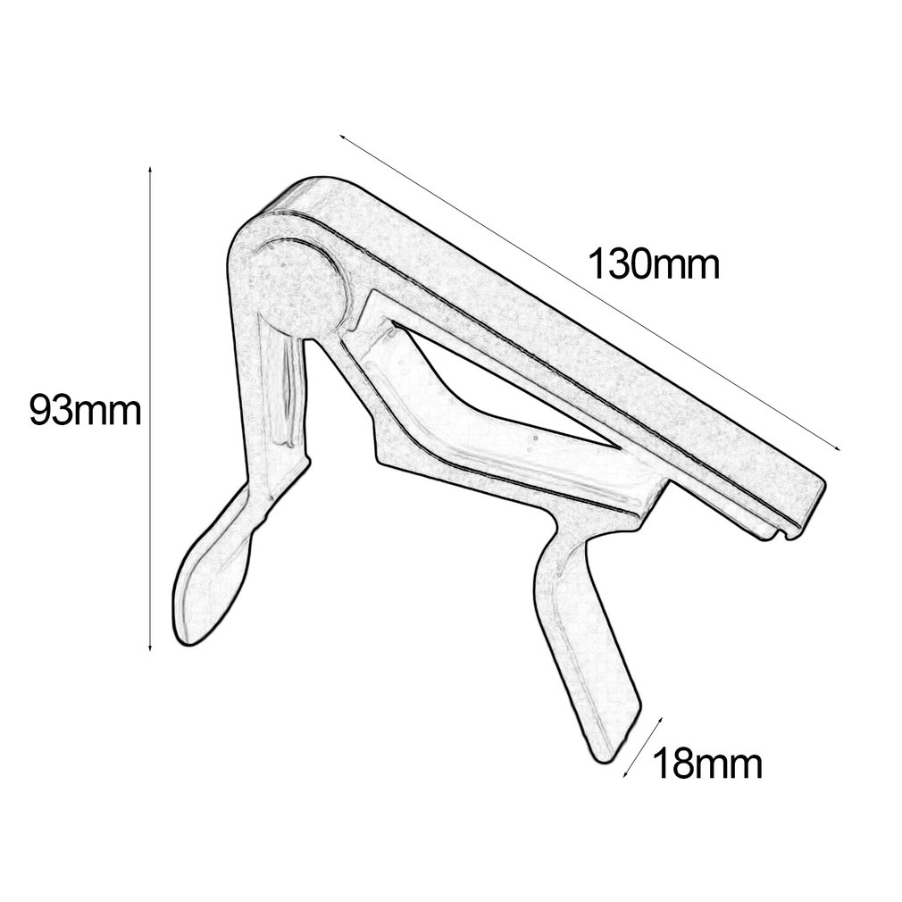 Aluminium Legering Metal Gitaar Capo Quick Change Clamp Key Akoestische Klassieke Gitaar Capo Voor Tone Aanpassen