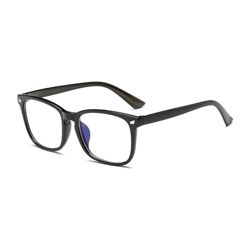 Lunettes Anti Lumière Bleue JM - Verres Carrés - Protection UV400 - Homme Femme - Monture Métal