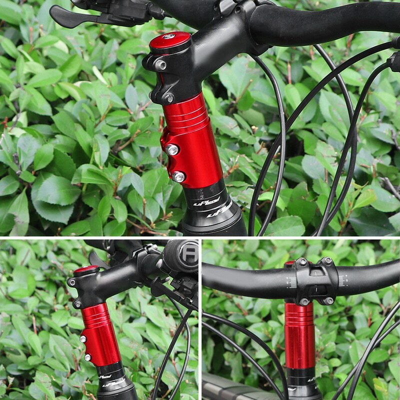 Mountain Bike Bicycle Fork Stem Extender Handlebar Bike Neck Front Fork Lift Head Tube Extender Accessories Universal