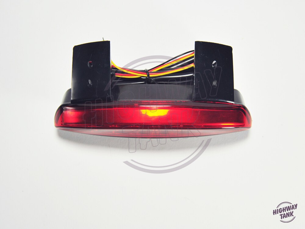 Motorrijwiel Achterlicht Achterspatbord Led Breken Stop Lamp Case Voor Harley XL883L XL883N Ijzer XL1200n Gehakte