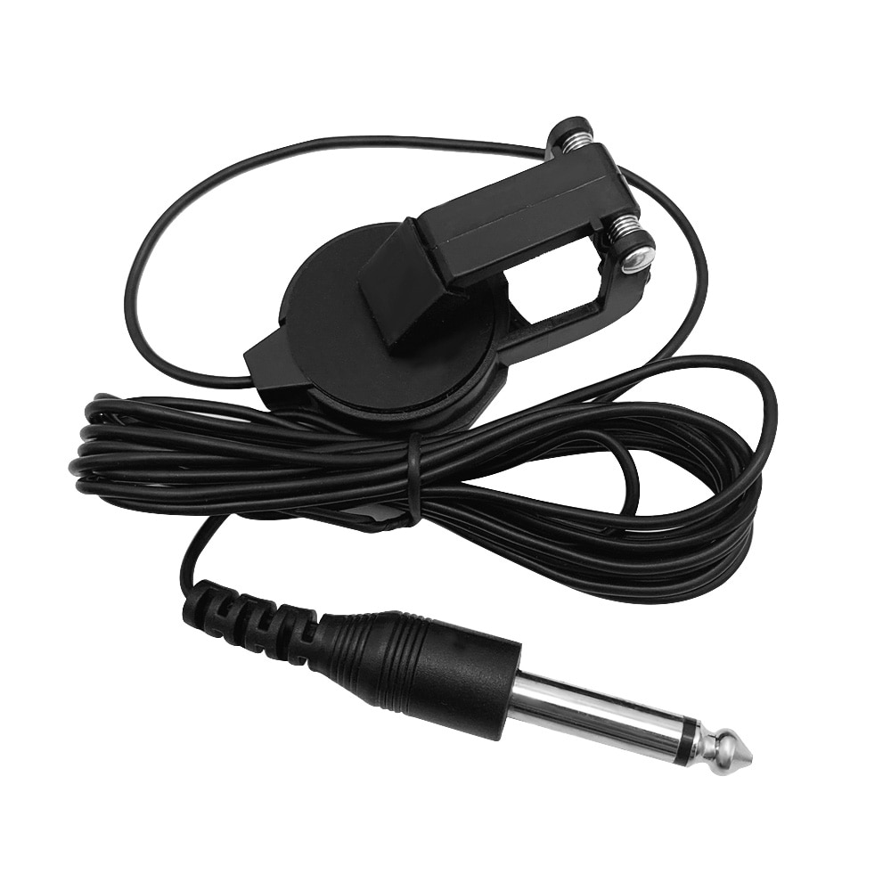 Clip-on Guitar Pickup for Ukulele Mandolin Violin Banjo Bouzouki Lute 6.35mm Plug Sound Hole Pickup Cherub WCP-60G