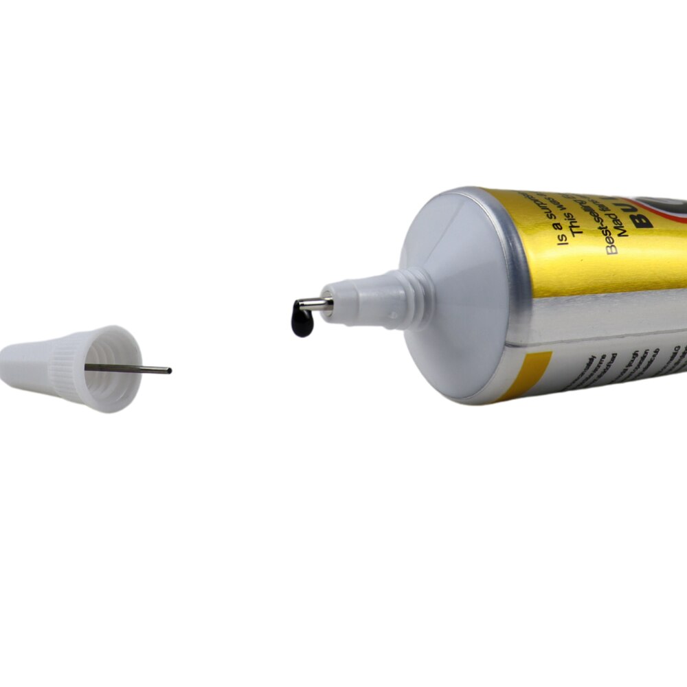 15ml 50ml 110ml bulaien  t7000 sort kontakt selvklæbende lim reparationslim med præcisionsapplikatorspids