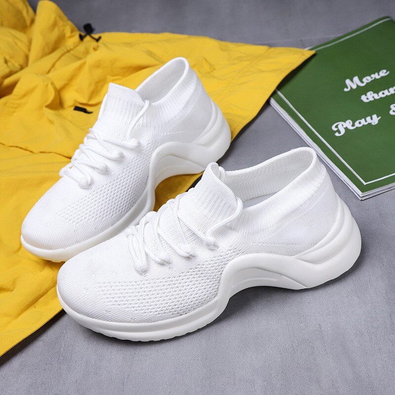 Tenis Feminino kobiety buty do tenisa Tenis Blancos Outdoor Sport buty Jogging Walking skarpety trampki marka projekt kosz Femme 3: WHITE / 4