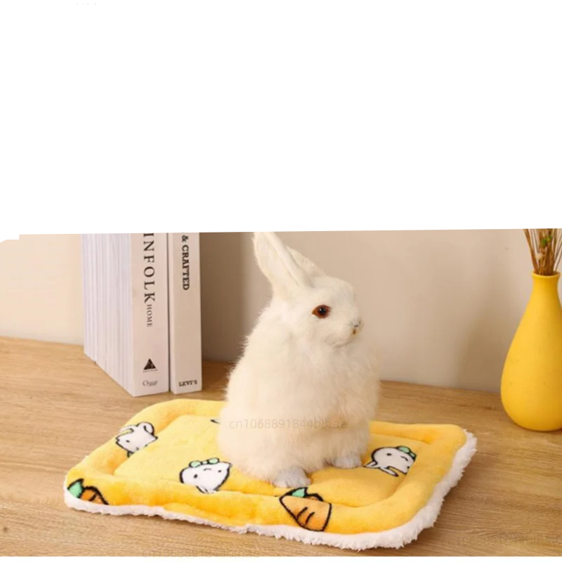 Conejo Chinchilla cama estera casa nido accesorios para hámster Animal PEQUEÑO conejillo de indias cama para hámster casa invierno cálido ardilla erizo