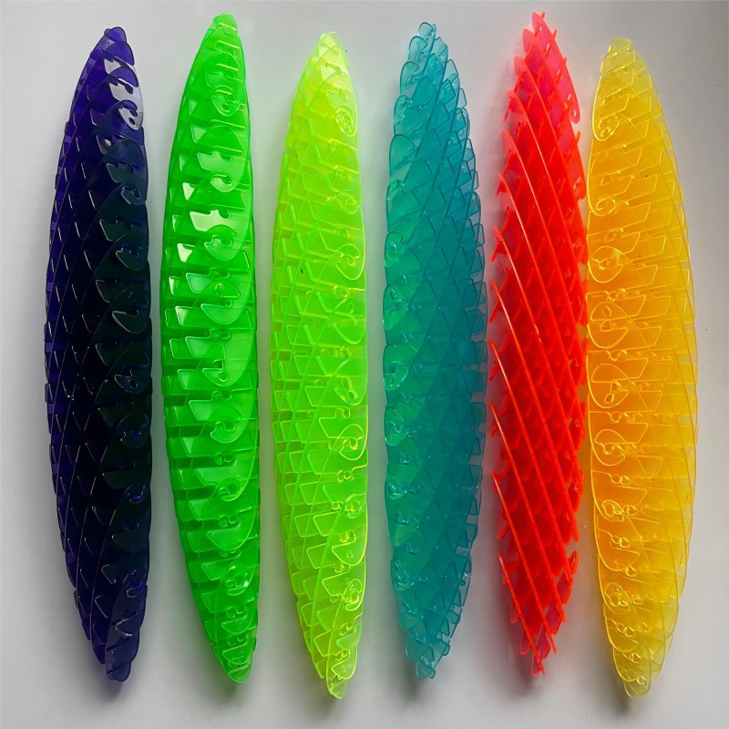 Brinquedo Elástico Fidget Worm Stress-Relief, Pequeno Brinquedo de Cura, Produto Criativo, Decoração, Pode Ser Jogado, Malha