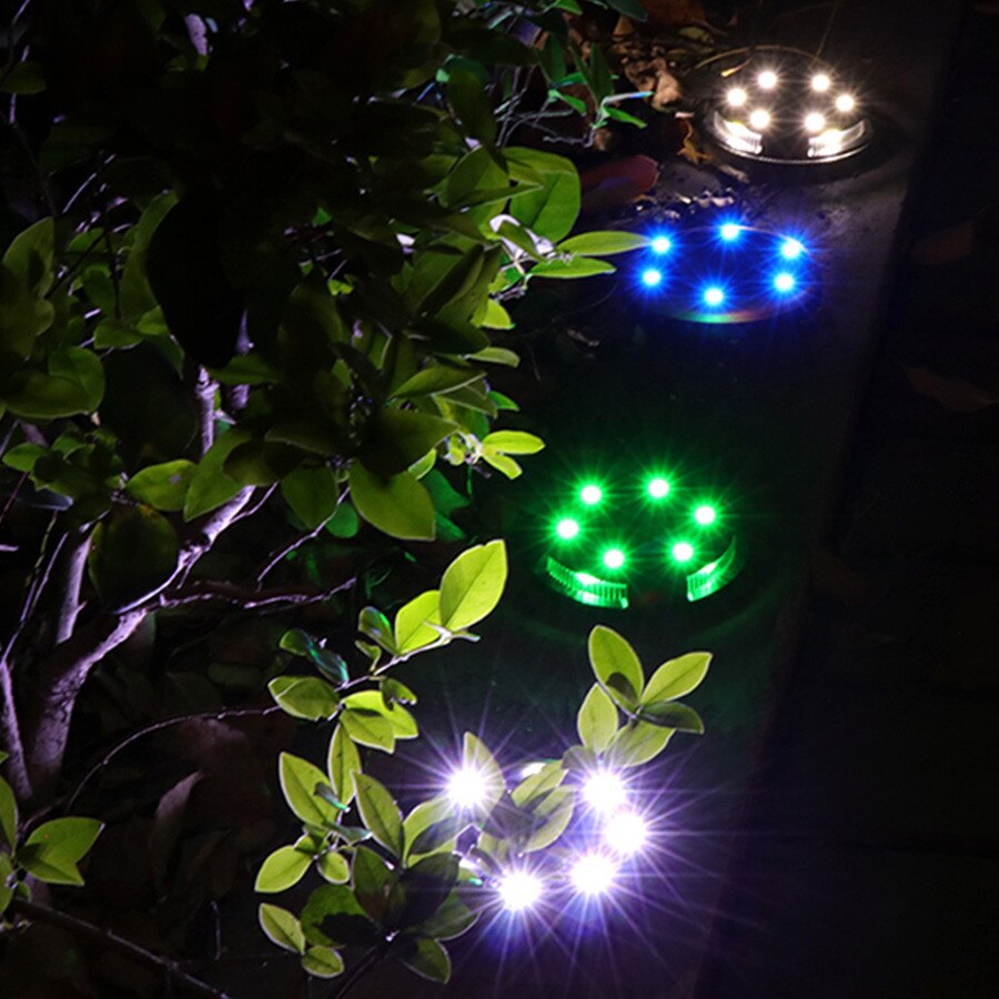 Thridar 8 led-aurinkokäyttöistä ulkovalaisinta, useita värejä vaihtava, vedenpitävät nurmikon aurinkolamput, terassipolku, pihavalot, terassivalot