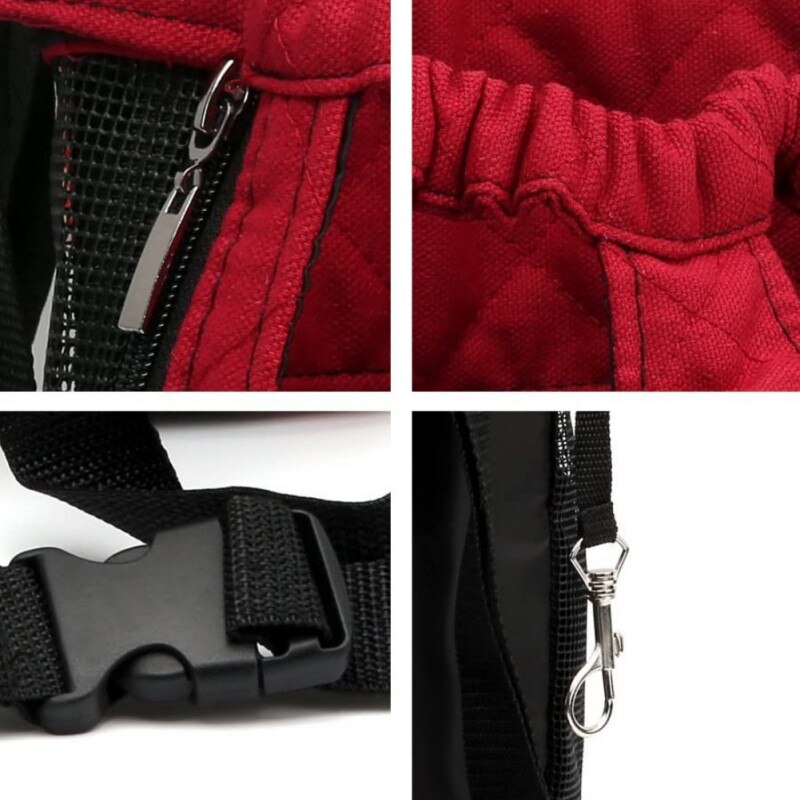 Mochila De Transporte para perros, bolsas de transporte grandes de hombro de viaje, soporte frontal para el pecho para cachorros,