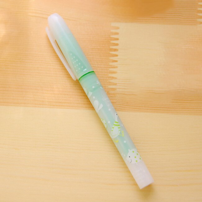 1 Uds. Rotuladores fluorescentes con aroma a fruta, rotuladores fluorescentes: Green