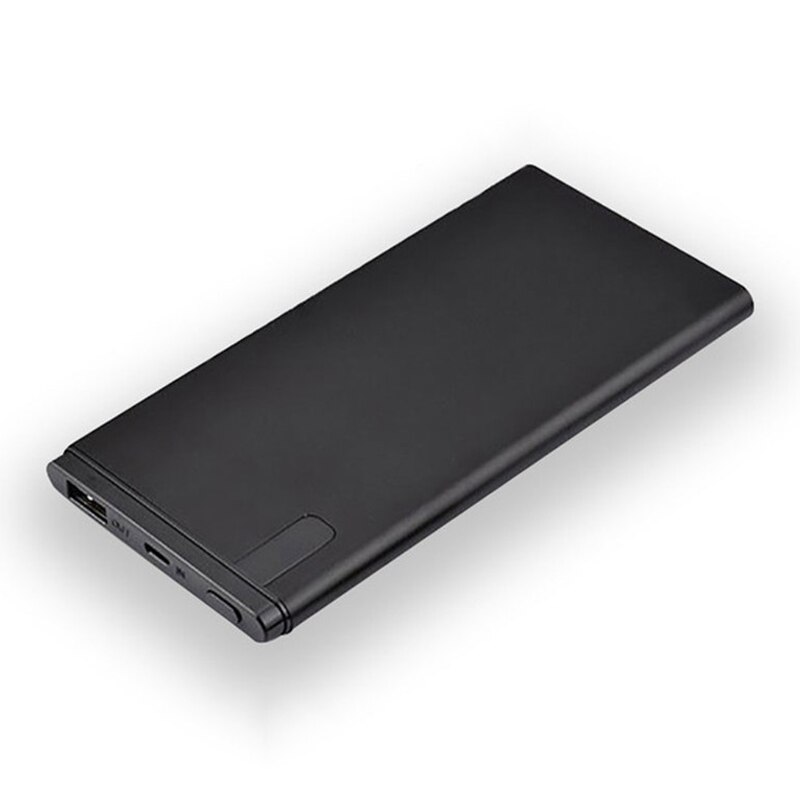 電源銀行 30000 mah ポータブル大容量超薄型屋外旅行 powerbank 電話の充電器スマートフォン用の液晶デジタル表示: Black