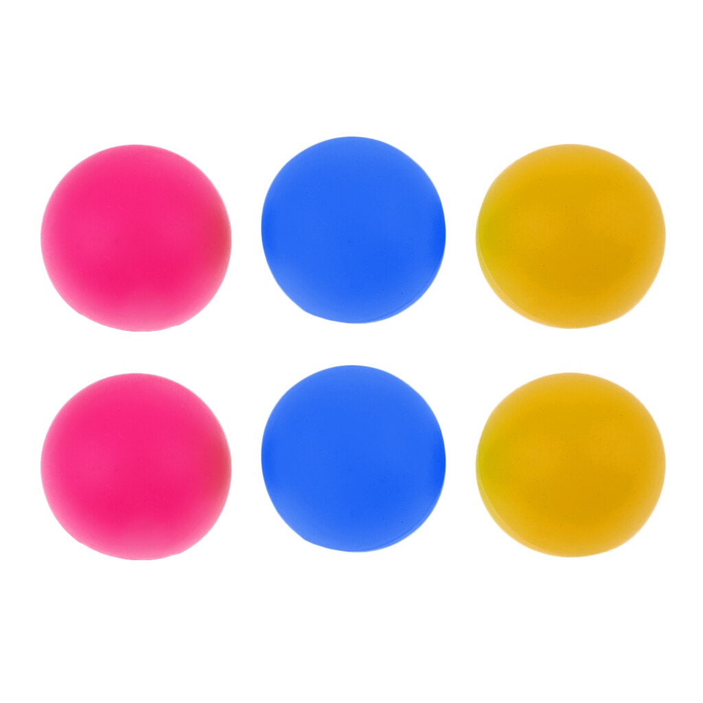 Pelotas de tenis de plástico para playa pelotas de tenis de plástico de varios colores de gato de 6 uds, para práctica de Ping Pong y cerveza