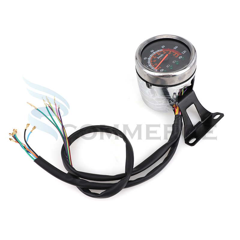 Kilometertæller, speedometer, instrumentbræt, passer til 150cc 200cc 250cc atv, utv, buggy, quad, dirt bike, modifikationstilbehør