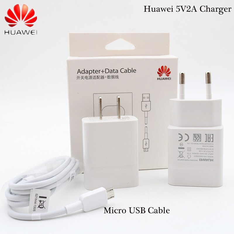 Huawei-cargador y cable micro Mate 10 Lite, 5V2A, para p8, p9, p10 lite, mate 10 lite, Honor 8x, 7x, y5, y6, y7, y9