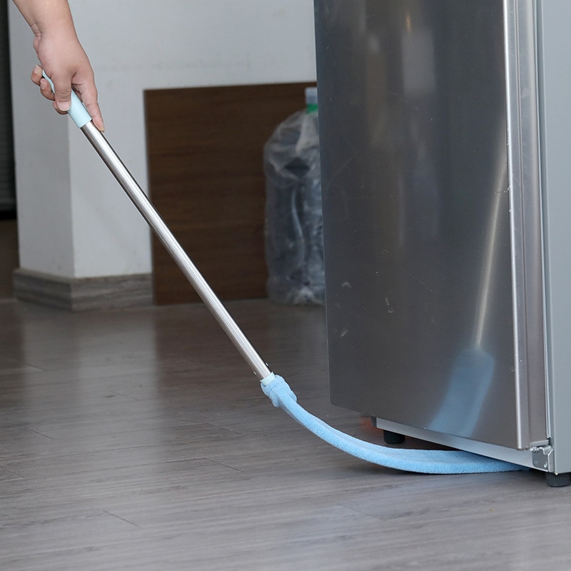 3in1 Corner Cleaning Tool Nook Duster Long Handle Dust Cleaner Floor Brush Easy To Clean Sweeper Car Wash Mop Broom Microfiber