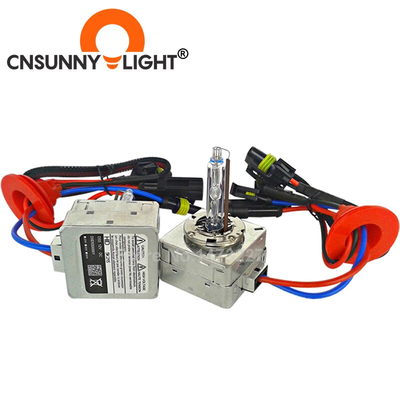 Cnsunnylight  d5s hid xenon globe bulb 5500k ersätt för vw tiguan superb kia  k3 buick xt excelles bilar strålkastare