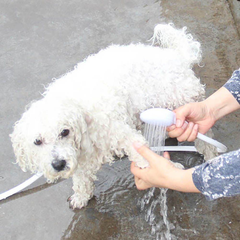 1.30m Harmless Washing Dogs Kitten Hair Pet Shower Head Bathing Nozzle Durable Baby Shower Head With Hose Easy To Install